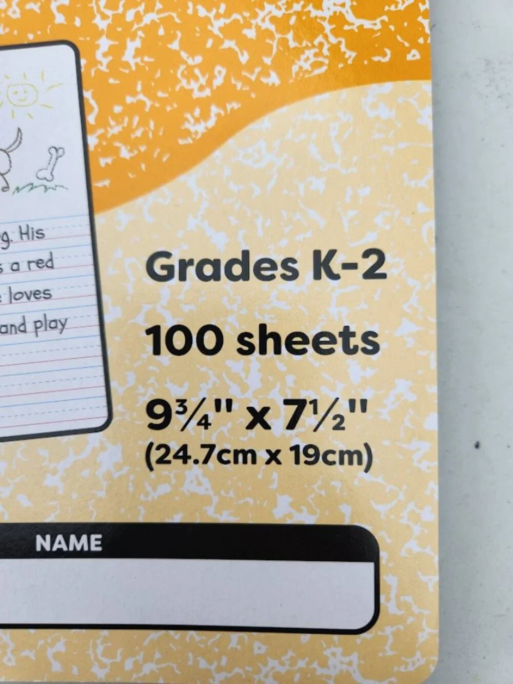 Primary Composition Notebook Grades K-2 Primary Journal Grades Writing Drawing J